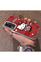 For Oppo A5 4g Compatible Silicone Edge Hard Back Case Kitty Patterned Loving Couple Phone Case - 2