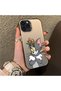 حافظة هاتف متوافقة مع iPhone 11 Pro مصنوعة من السيليكون ذات حافة صلبة وخلفية صلبة بنمط الفأرة للزوجين - 3