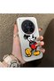 Vivo X300 Pro Compatible Silicone Edge Hard Back Case Mickey Pattern Couple Phone Case - 3