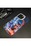 Samsung Galaxy A34 Compatible Silicone Edge Hard Back Case Nezha Patterned Lover Couple Phone Case - 7