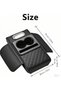 Car Armrest Cushion with Cup Holder, Phone Slot, Tissue Box and Side Bag, - 4