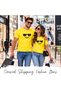 Adult Unisex Yellow Emoji T-shirt - Round Neck Short Sleeve Cotton Tee - Soft and Comfortable Wear - 5