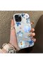 For iPhone 15 Pro Max Compatible Silicone Edge Hard Back Case Sea Star Pattern Phone Case - 3