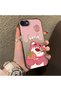 iPhone Se 2022 Compatible Silicone Edge Hard Back Case Lotso Patterned Couple Phone Case - 3