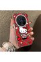 Vivo X200 Pro Compatible Silicone Edge Hard Back Case Kitty Pattern Lover Couple Phone Case - 3