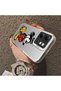Infinix Smart 9 Compatible Silicone Edge Hard Back Case Mickey Patterned Couple Phone Case - 4