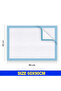 Disposable Changing Mats (Pack of 60) – 30 Pcs (45x60 cm) & 30 Pcs (60x90 cm) Blue Ultra-Absorbent Waterproof Underpads - 3
