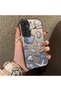 Samsung Galaxy S23 Fe Compatible Silicone Edge Hard Back Case Shell Patterned Couple Phone Case - 3
