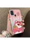 Samsung Galaxy A21S Compatible Silicone Edge Hard Back Case Lotso Patterned Lovers Couple Phone Case - 3