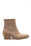 Women's Valore Short Heeled Short Boots - Tan Suede - 4