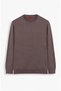 Interview Slim Fit Woven Fabric Rayon Crewneck Sweater