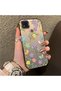 Poco C31 Compatible Colorful Flower and Butterfly Case, Shock-Absorbing Structure, Matte Texture