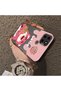 Realme C21Y Compatible Silicone Edge Hard Back Case Lotso Patterned Couple Phone Case - 4
