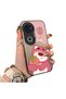 Vivo V50 Compatible Silicone Edge Hard Back Case Lotso Patterned Lover Couple Phone Case