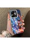 Infinix Smart 8 Compatible Silicone Edge Hard Back Case Nezha Patterned Couple Phone Case - 3
