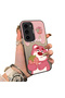 Samsung Galaxy S23 Compatible Silicone Edge Hard Back Case Lotso Patterned Couple Phone Case