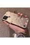 Realme C21Y Compatible Silicone Edge Hard Back Case Floral Pattern Couple Phone Case - 2