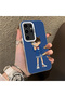 Samsung Galaxy S24 Ultra Compatible Silicone Edge Hard Back Case Konan Patterned Couple Phone Case - 3