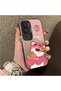 Vivo Y31 5g Compatible Silicone Edge Hard Back Case Lotso Patterned Lover Couple Phone Case - 3