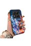 Redmi Note 14 Pro 5g Compatible Silicone Edge Hard Back Case Nezha Patterned Couple Phone Case