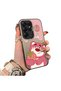 Samsung Galaxy S25 Ultra Compatible Silicone Edge Hard Back Case Lotso Patterned Couple Phone Case