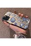 iPhone 13 Pro Compatible Silicone Edge Hard Back Case Shell Patterned Couple Phone Case - 2