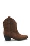 Women's Grant Short Cowboy Boots - Brown-Suede - 4