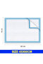 Disposable Changing Mats (Pack of 60) – 30 Pcs (45x60 cm) & 30 Pcs (60x90 cm) Blue Ultra-Absorbent Waterproof Underpads - 4