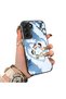 Case for Samsung Galaxy S21 Fe Compatible Silicone Edge Hard Back Case Anime Patterned Couple Phone Case