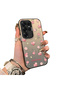 Samsung Galaxy S25 Ultra Compatible Silicone Edge Hard Back Case with Floral Pattern for Lovers Couple Phone Case