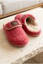 Women's Plush, Glittery, Thick Soled, Soft, Winter House Slippers - 2