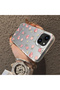 iPhone 13 Compatible Silicone Edge Hard Back Case Floral Pattern Lover Couple Phone Case - 4