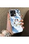 حافظة هاتف Redmi Note 13 Pro 5G متوافقة مع الحافة السيليكونية ذات الظهر الصلب ونمط الرسوم المتحركة للزوجين - 3