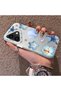 iPhone 16 Plus Compatible Silicone Edge Hard Back Case Sea Star Pattern Phone Case - 2