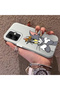 Infinix Smart 10 Compatible Silicone Edge Hard Back Case Mouse Patterned Lover Couple Phone Case - 2