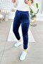 Velvet Trousers with Elastic Cuffs 7K137 - 2