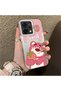 Oppo Reno 14 5g Compatible Silicone Edge Hard Back Case Lotso Patterned Couple Phone Case - 3