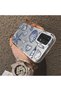 Samsung Galaxy A13 4g Compatible Silicone Edge Hard Back Case Shell Patterned Couple Phone Case - 4