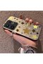 Vivo X200 Fe Compatible Retro Coffee Tone Star Sticker Printed Case, Aesthetic Design - 2