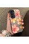 Samsung Galaxy S24 Fe Compatible Watercolor Tropical Flower and Sun Pattern Phone Case, Shock Protection