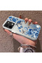 Vivo Y28 4g Compatible Blue Turtle, Shell and Coral Pattern Cover, Shock-Absorbing Structure - 2