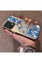 Oppo A6 Pro 4G/5G Compatible Blue Turtle, Shell and Coral Pattern Cover, Shock-Absorbing Structure - 2