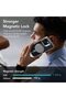حافظة كلاسيكية مع حامل لهاتف آيفون 14 بلس، حلقة كاميرا مدمجة، متوافقة مع MagSafe، بتصميم عسكري - 3