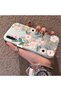 Samsung Galaxy A50/A50S/A30S Compatible Pink Spring Flower and Green Leaf Pattern Phone Case, Shock Protection - 2