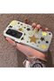 Vivo Y31/Y21D Compatible Retro Coffee Tone Star Sticker Printed Case, Aesthetic Design - 2