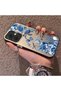 Tecno Spark Go 2 Compatible Blue Turtle, Shell and Coral Pattern Cover, Shock-Absorbing Structure - 2