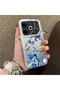 Tecno Pova 6/Pova 6 Pro 5g Compatible Blue Turtle, Shell and Coral Pattern Cover, Shock-Absorbing Structure