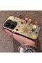Realme C55 Compatible Retro Coffee Tone Star Sticker Printed Case, Aesthetic Design - 2