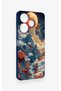 Redmi 13 4g Compatible Red Moon Patterned Silicone Case - 3