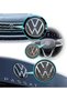 Sticker Set for Volkswagen 2021 Passat Polo Tiguan Golf Front, Rear and Steering Wheel Logo, Decorative Sticker - 5
